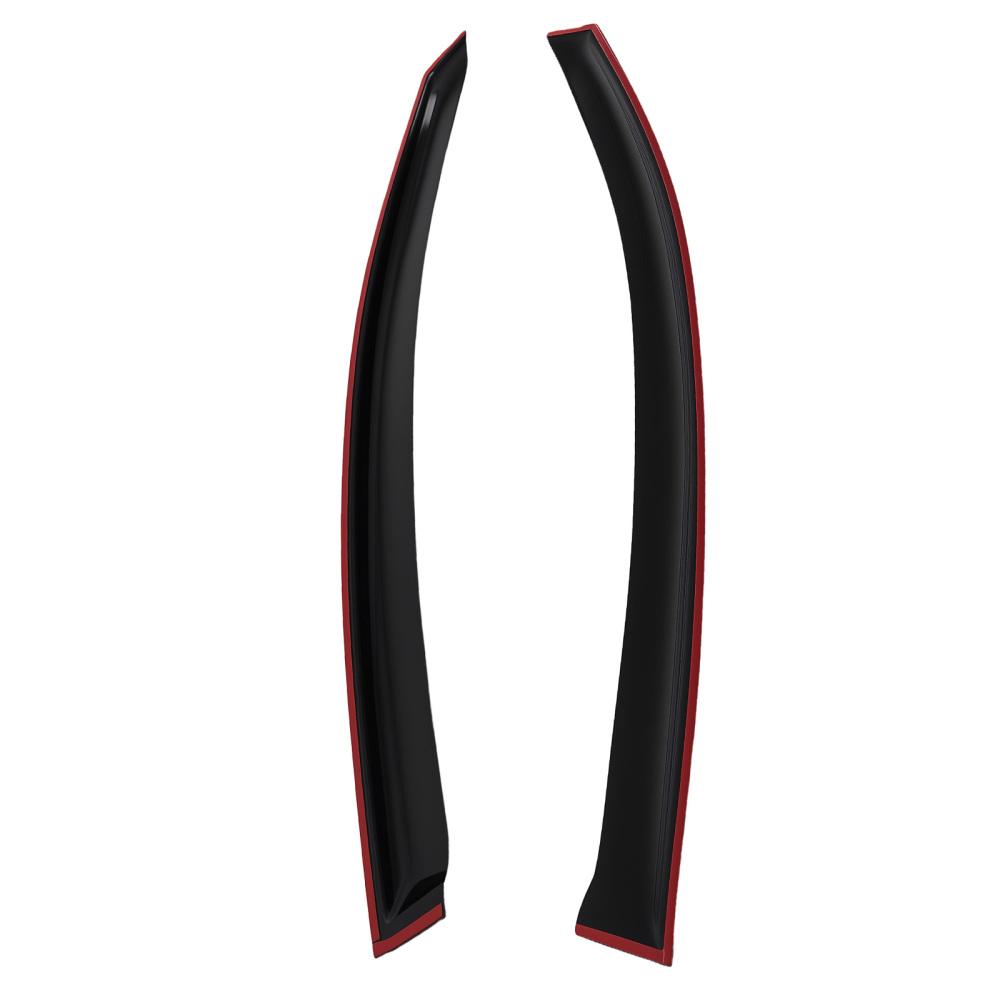 Rain Shield Set compatible for Toyota C-HR 2016-2023 Wind Deflectors Window Guards Black