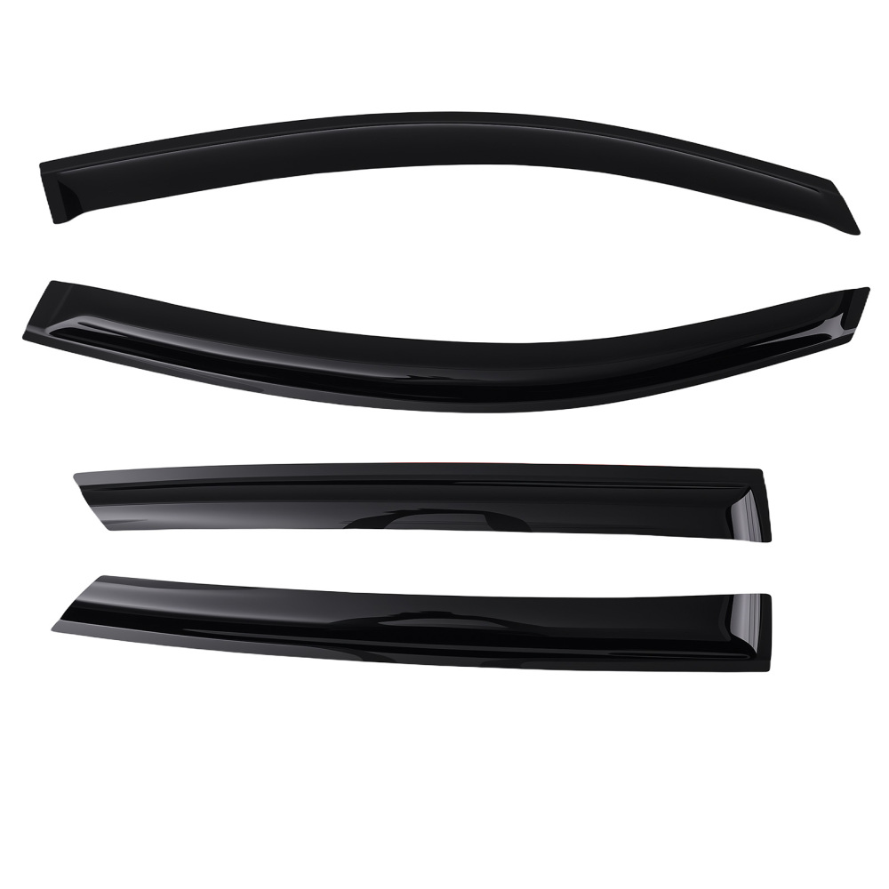 Rain Shield Set compatible for Toyota C-HR 2016-2023 Wind Deflectors Window Guards Black