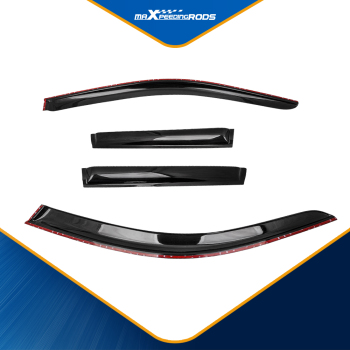 4xWeathershields Weather Shield compatible for Ford Territory 2005-2020 Window Visor Guards
