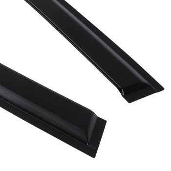 4-Piece Guard Kit compatible for Toyota Highlander 2014-2019 Window Visors Smoke Tinted