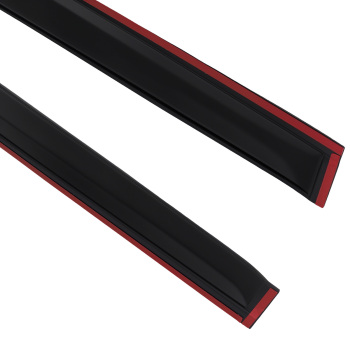 4-Piece Guard Kit compatible for Toyota Highlander 2014-2019 Window Visors Smoke Tinted