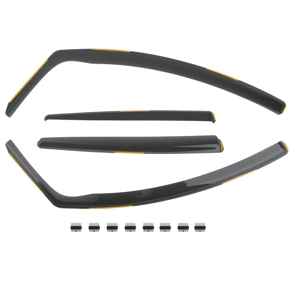 Window Rain Guards Acrylic Wind Deflectors compatible for Toyota Prius MK4 2016-2021 1.8mm