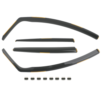 Window Rain Guards Acrylic Wind Deflectors compatible for Toyota Prius MK4 2016-2021 1.8mm