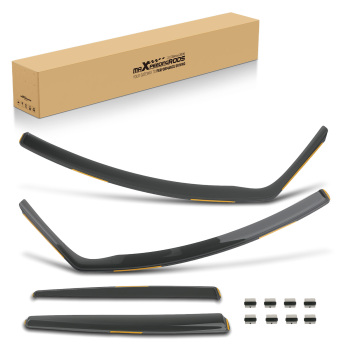 Window Rain Guards Acrylic Wind Deflectors compatible for Toyota Prius MK4 2016-2021 1.8mm