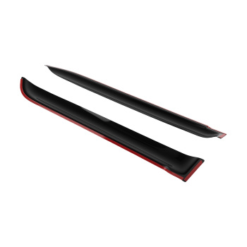 Rain Guards Window Visors compatible for Toyota Yaris MK2 2005-2011 5-Door Set Black 4Pcs