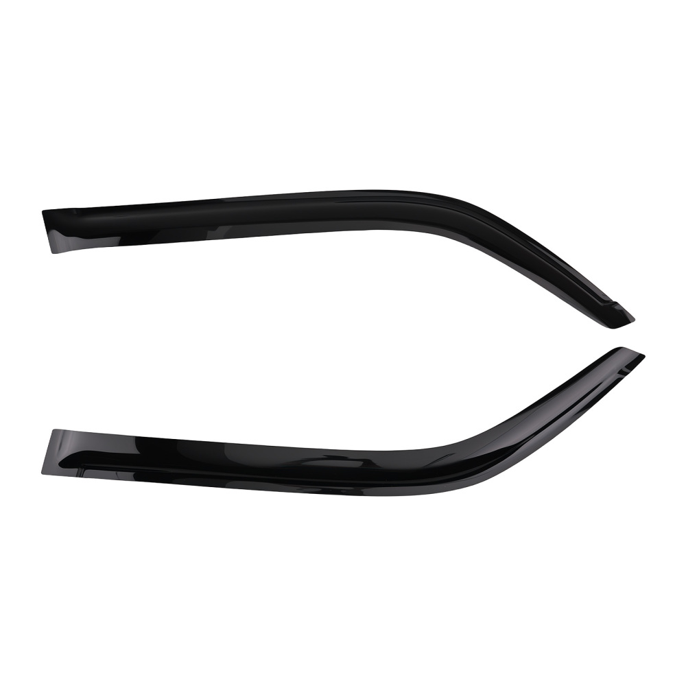 Rain Guards Window Visors compatible for Toyota Yaris MK2 2005-2011 5-Door Set Black 4Pcs