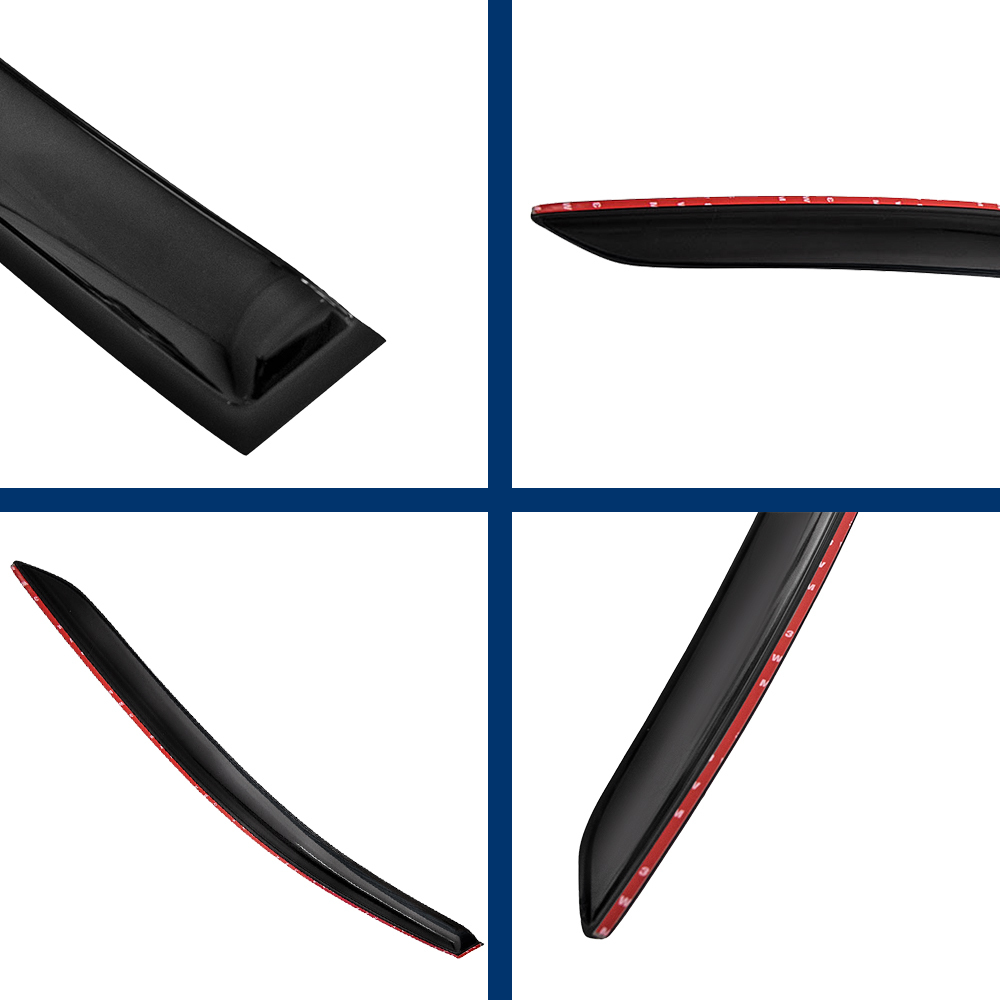4Pcs/set Weathershields Window Visors compatible for Holden Commodore VE VF Sedan 06-17