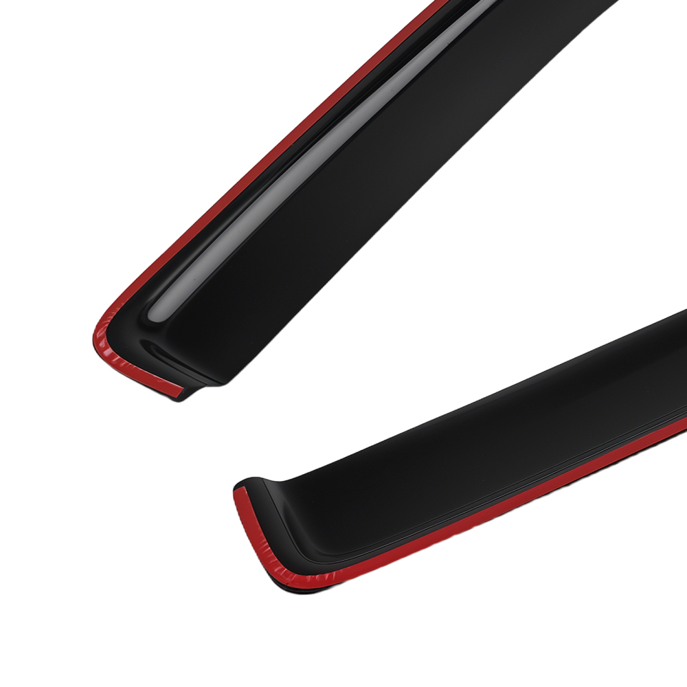 Black Wind Deflectors compatible for VW Transporter T5 T6 T6.1 03-24 Window Rain Guards Set