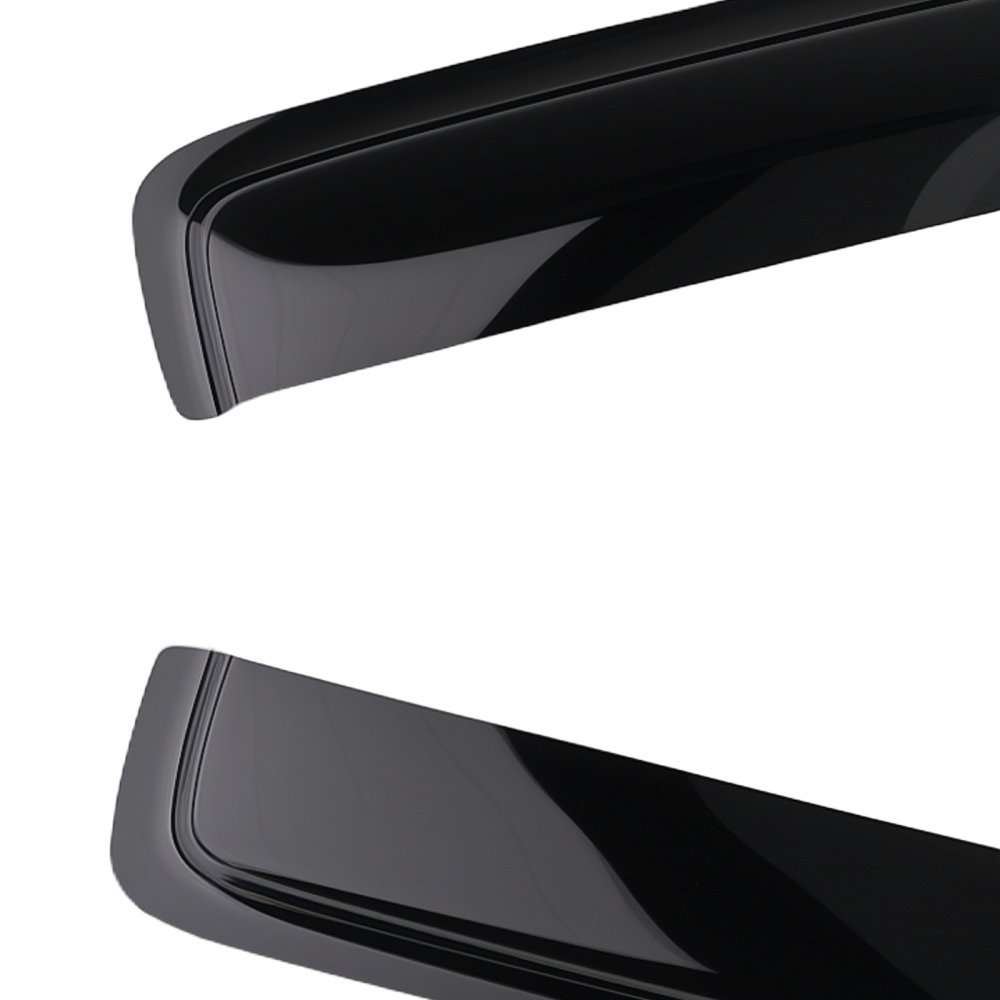 Black Wind Deflectors compatible for VW Transporter T5 T6 T6.1 03-24 Window Rain Guards Set