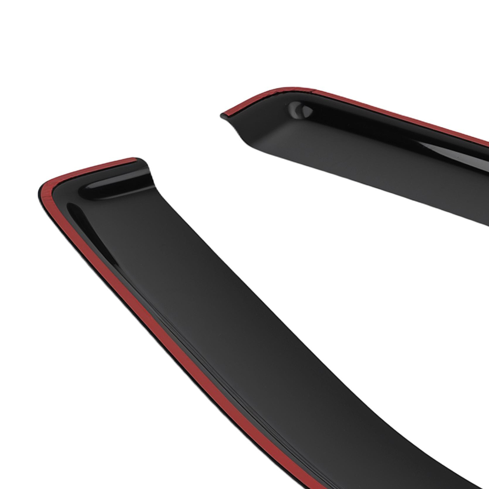 Black Wind Deflectors compatible for VW Transporter T5 T6 T6.1 03-24 Window Rain Guards Set