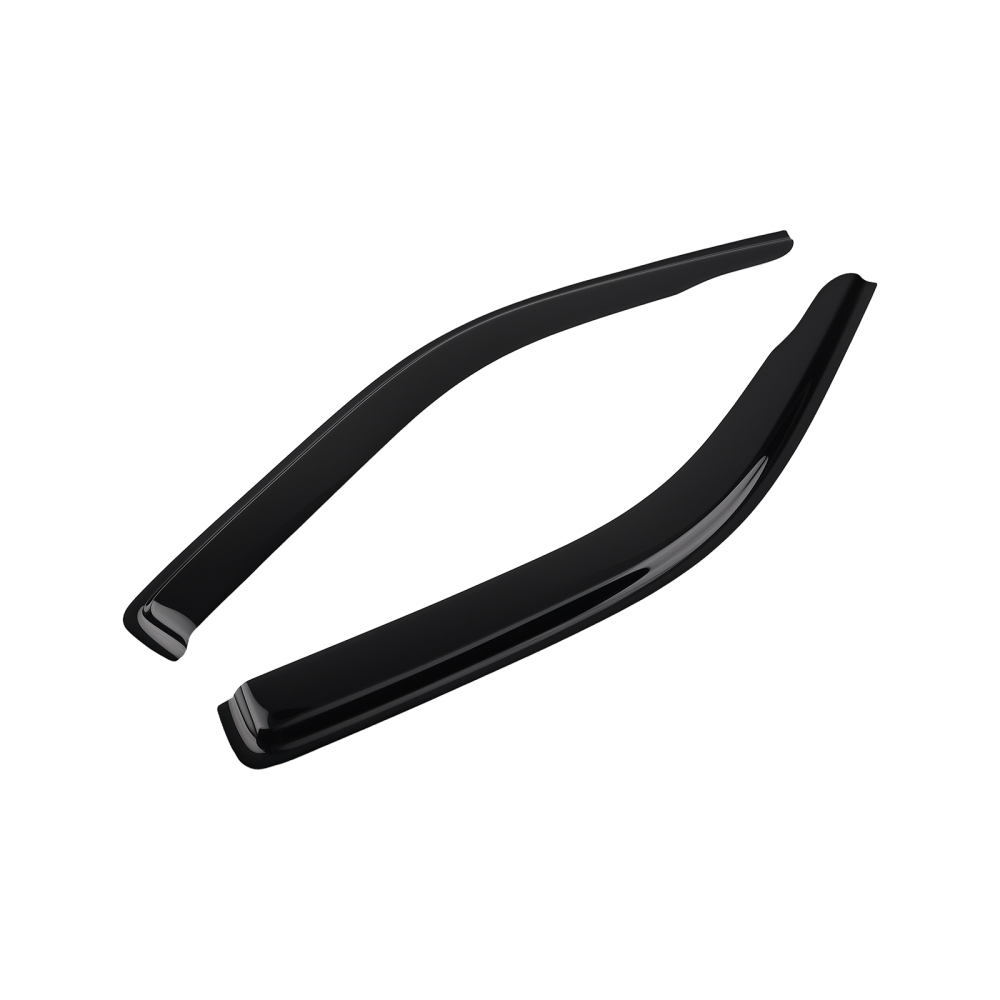 Black Wind Deflectors compatible for VW Transporter T5 T6 T6.1 03-24 Window Rain Guards Set