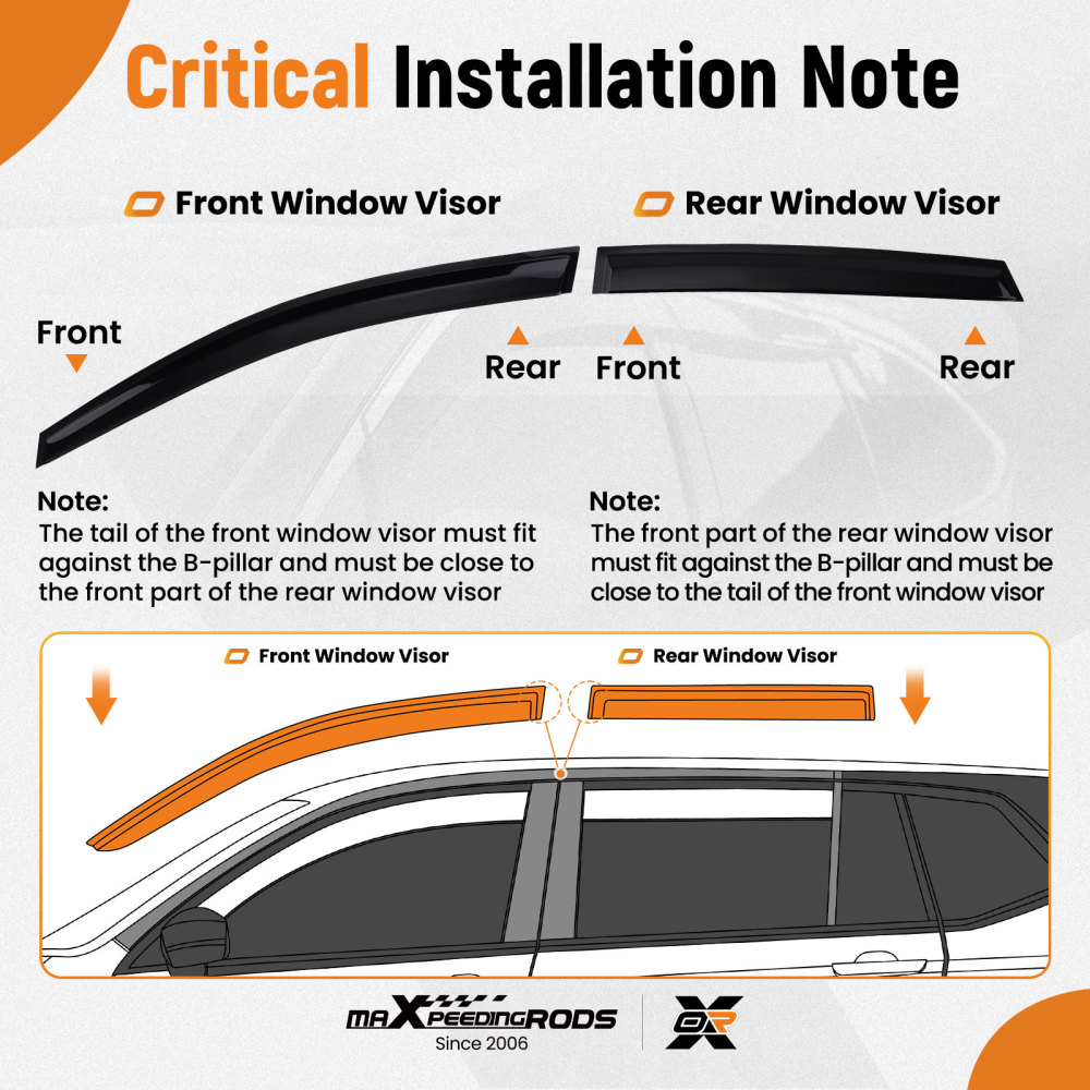 Rain Guard Shields compatible for VW POLO MK5 hatchback 09-17 Outside Mount Guards 4PC