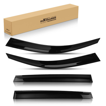 FrontRear Guards compatible for BMW X1 F48 2015-2022 Window Wind Deflectors Black 4pcs