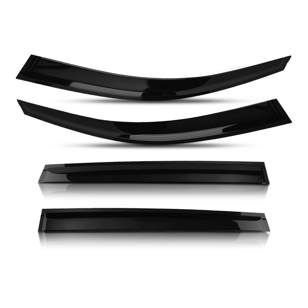 FrontRear Guards compatible for BMW X1 F48 2015-2022 Window Wind Deflectors Black 4pcs
