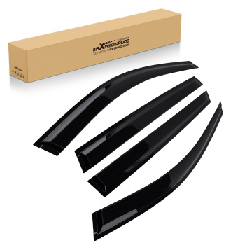 FrontRear Guards compatible for BMW X1 F48 2015-2022 Window Wind Deflectors Black 4pcs