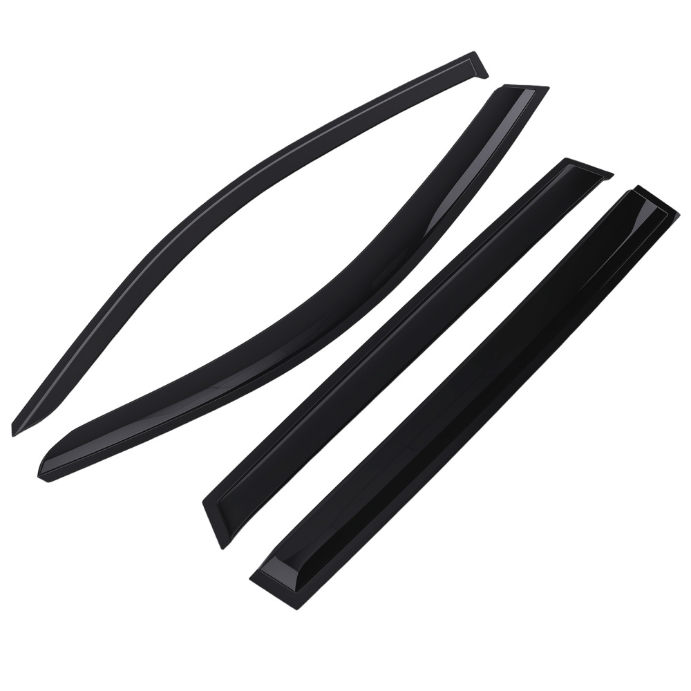 Door Wind Deflectors compatible for BMW X3 F25 2011-2017 Outside Mount Weather Guards Set