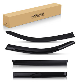 Door Wind Deflectors compatible for BMW X3 F25 2011-2017 Outside Mount Weather Guards Set