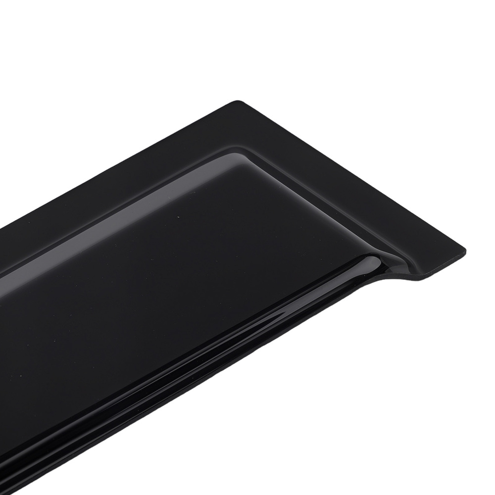 Side Rain Guards Deflectors compatible for Volvo XC60 MK2 17-24 Black Tinted Set 4 Pieces