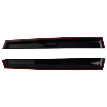 Door Wind Deflectors compatible for Volvo XC60 2008-2017 Outside Mount Black 4PC Set