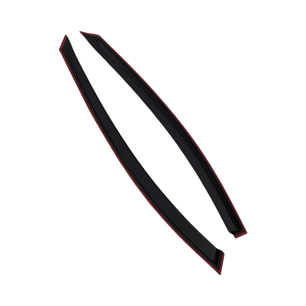 Door Wind Deflectors compatible for Volvo XC60 2008-2017 Outside Mount Black 4PC Set