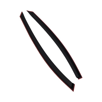 Door Wind Deflectors compatible for Volvo XC60 2008-2017 Outside Mount Black 4PC Set