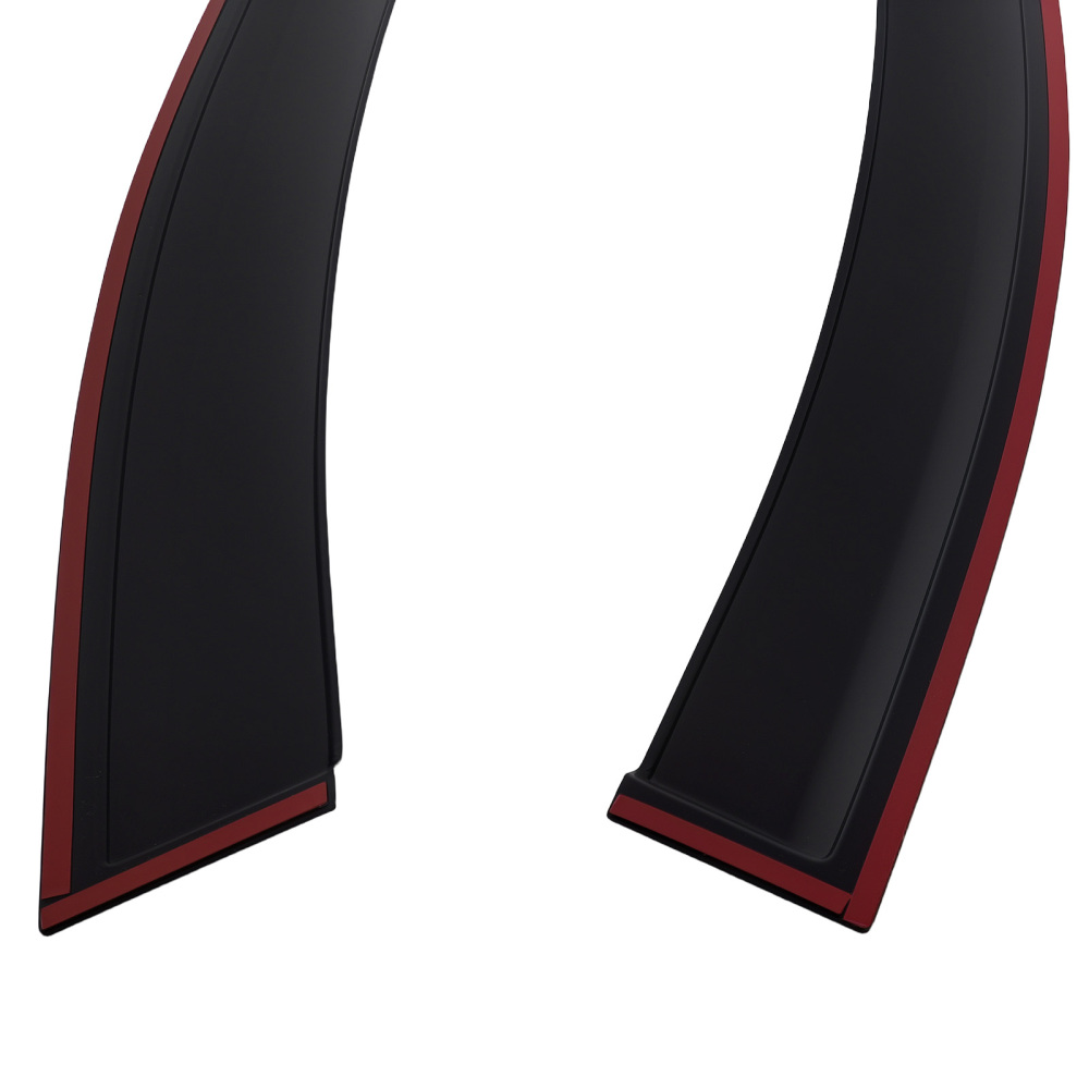 Door Wind Deflectors compatible for Volvo XC60 2008-2017 Outside Mount Black 4PC Set