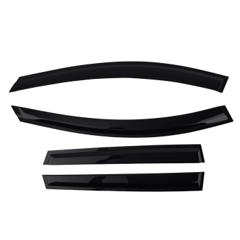 Door Wind Deflectors compatible for Volvo XC60 2008-2017 Outside Mount Black 4PC Set