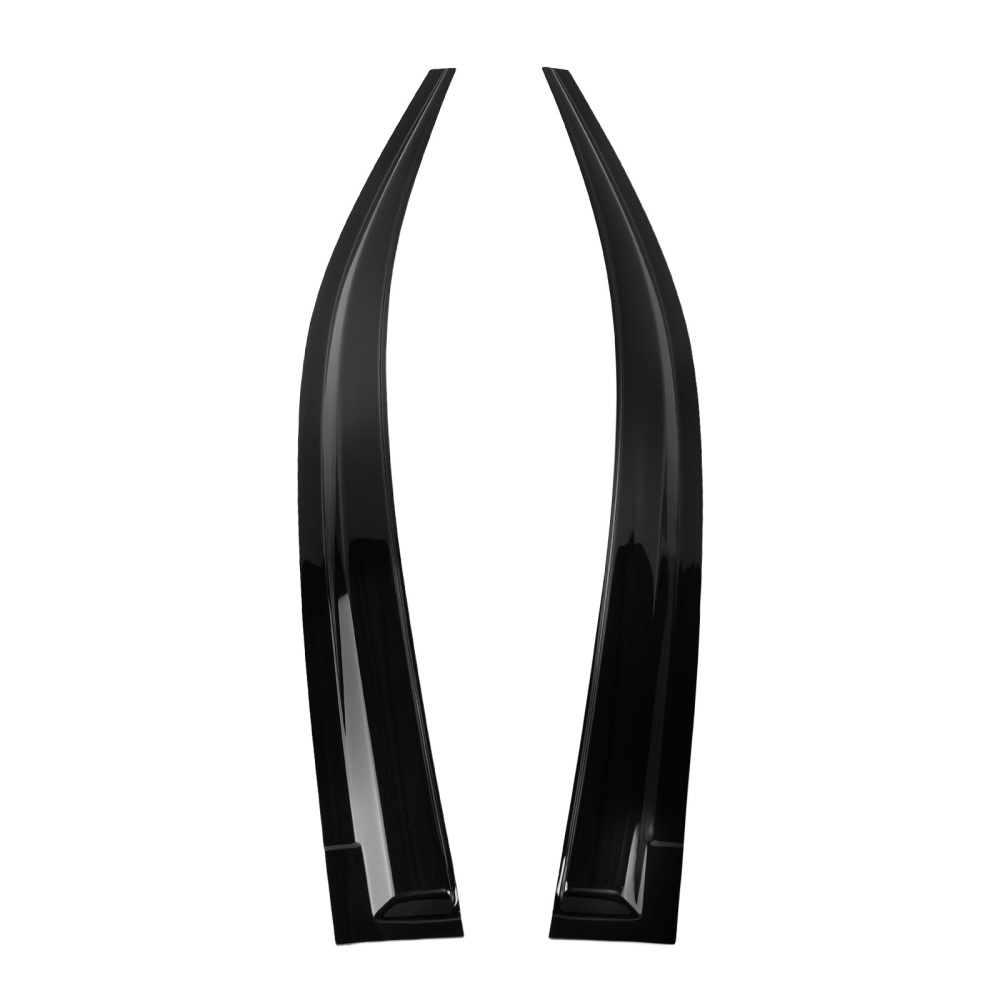 4pc Wind Deflectors compatible for Toyota Yaris MK3 2011-2020 Window Rain Guards Black Set