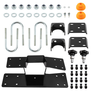 6 Drop Rear Lower FlipC-Notch Kit compatible for Chevy Silverado GMC Sierra C1500 99-06