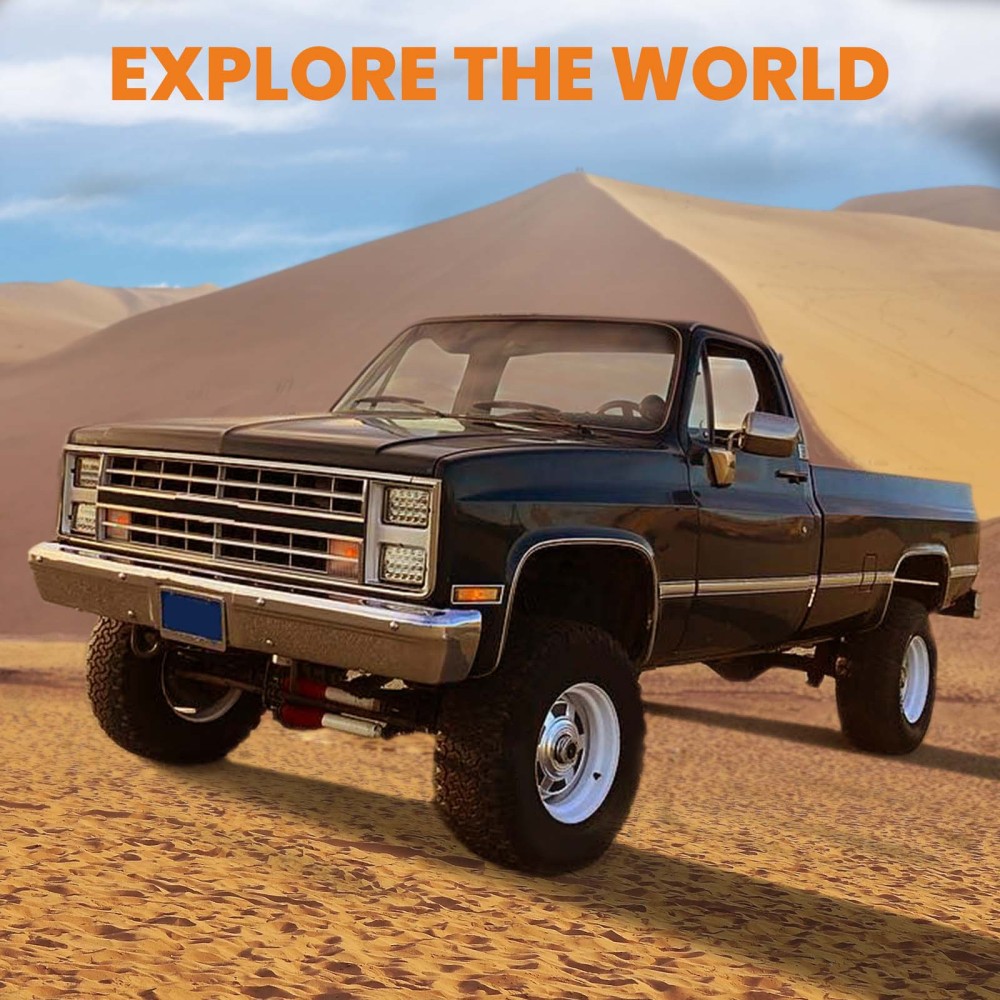 Rear 4 Drop Kit Lowering W/ C-notch compatible for Chevy C10 compatible for GMC C15 Truck2WD 1973-1987