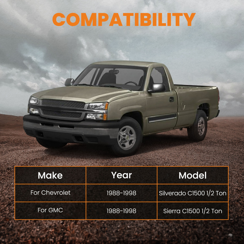 New compatible for Chevy Silverado C-1500 compatible for GMC Sierra 2WD 6 inch Rear Flip Kit 88-98