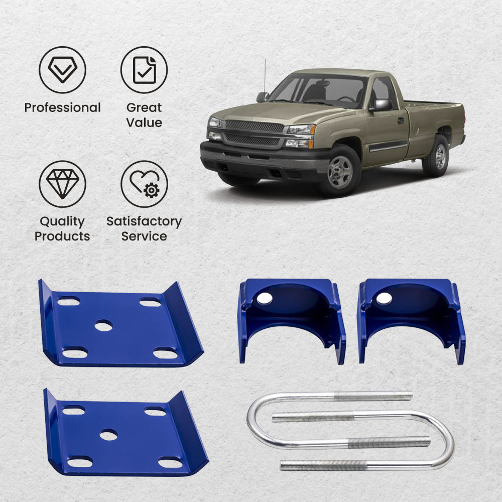 New compatible for Chevy Silverado C-1500 compatible for GMC Sierra 2WD 6 inch Rear Flip Kit 88-98