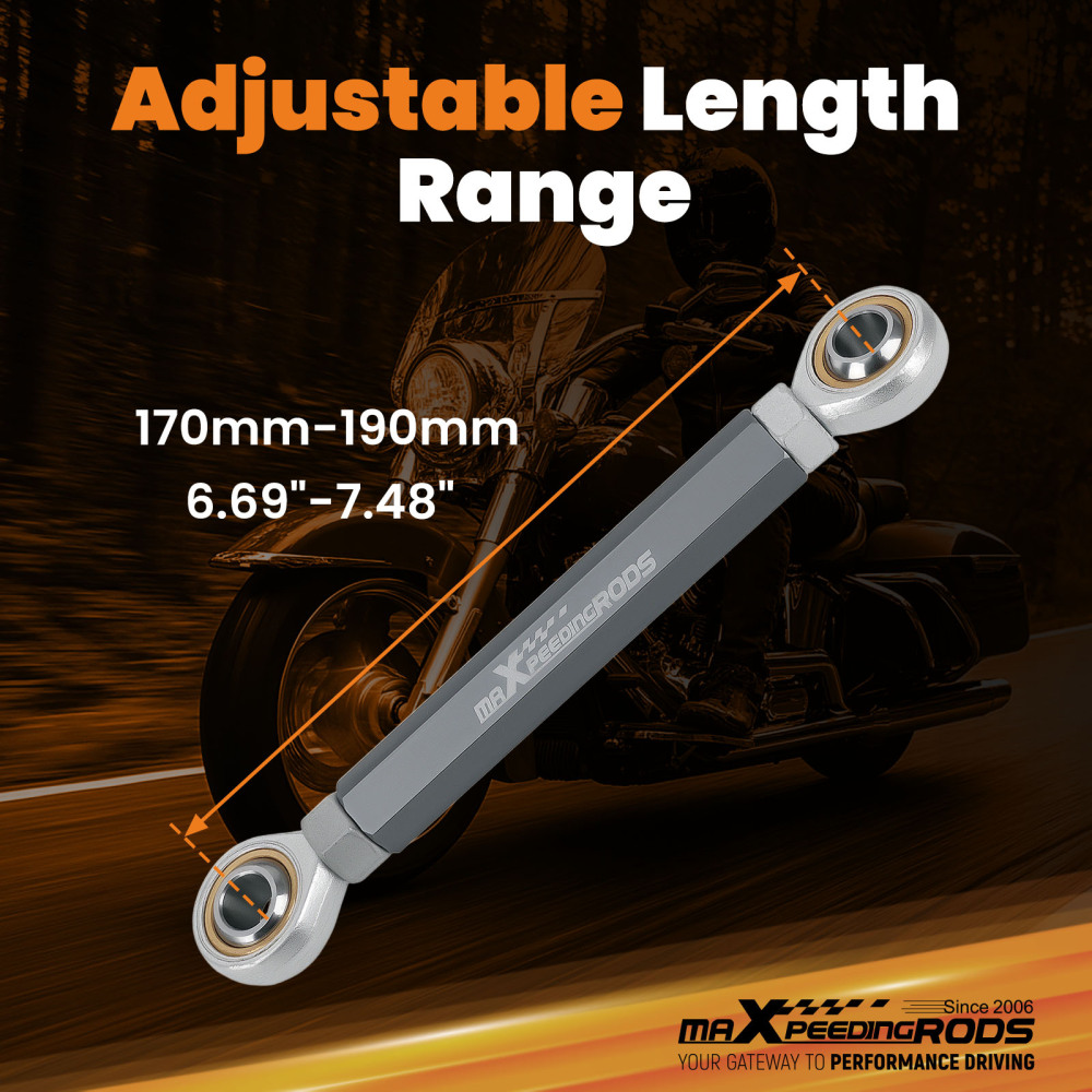 Drop Rear Lowering Links Kit 0-4 inch compatible for Suzuki GSXR 600 750 2006-10 1 2 3