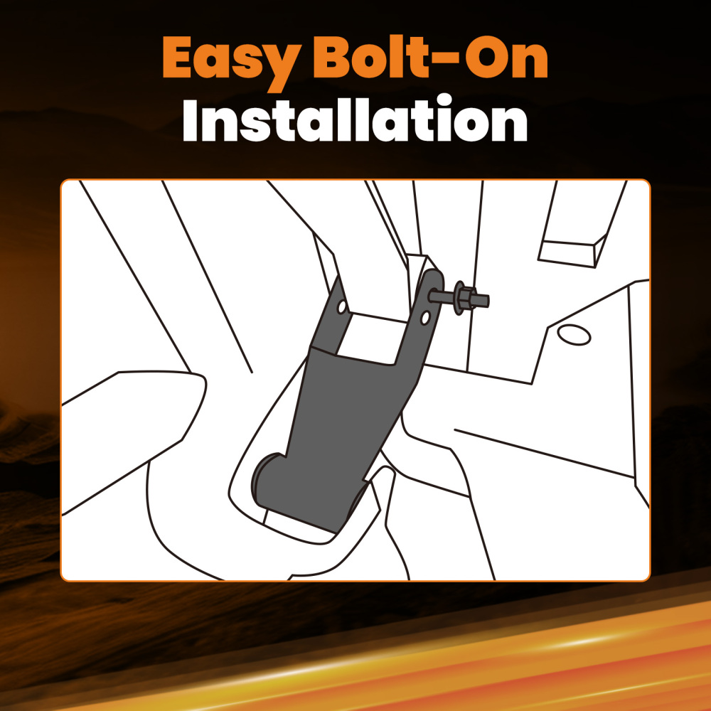 1-2 Rear Lowering Drop Shackles compatible for Chevy GMC C1500 compatible for Silverado Sierra 2WD 88-98