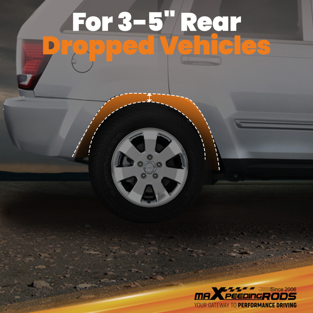 Compatible for Chevy Silverado C1500 Rear Drop Shock Extenders Lowering Kit 1996 1997 1998	