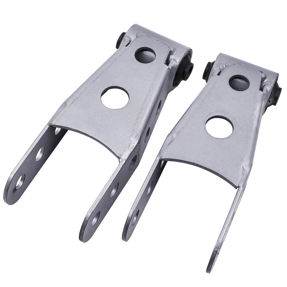 Compatible for Chevy Silverado 1500 LS Crew Cab Rear 2-3 inch Lowering Drop Shackles Kit 