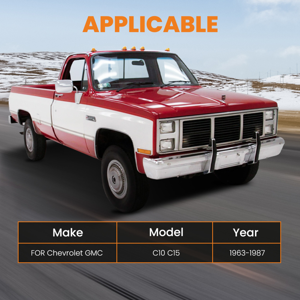 3 Front Lowering Coil Springs Drop Kit compatible for Chevy C10 compatible for GMC C15 1963-1987