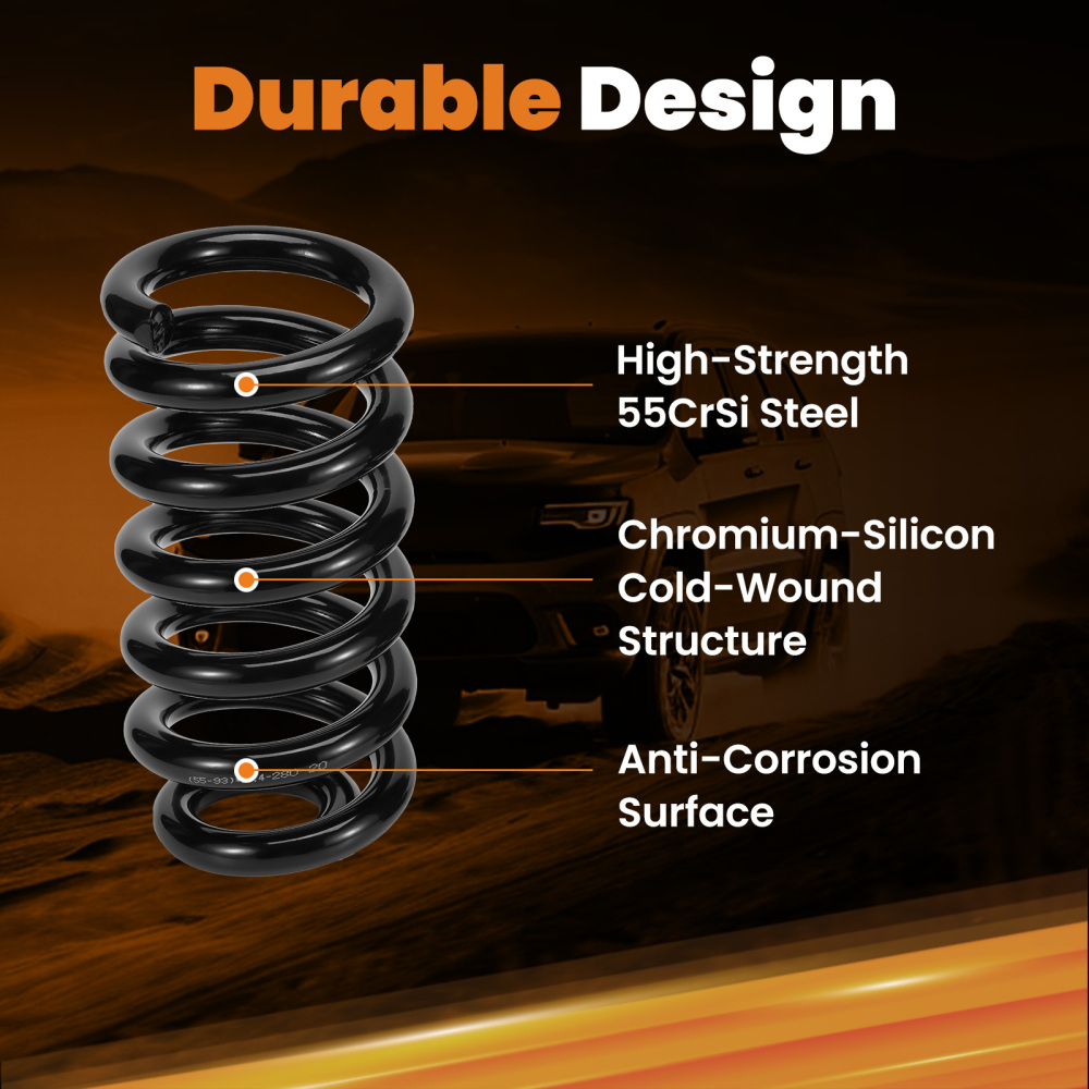 3 Front Lowering Coil Springs Drop Kit compatible for Chevy C10 compatible for GMC C15 1963-1987