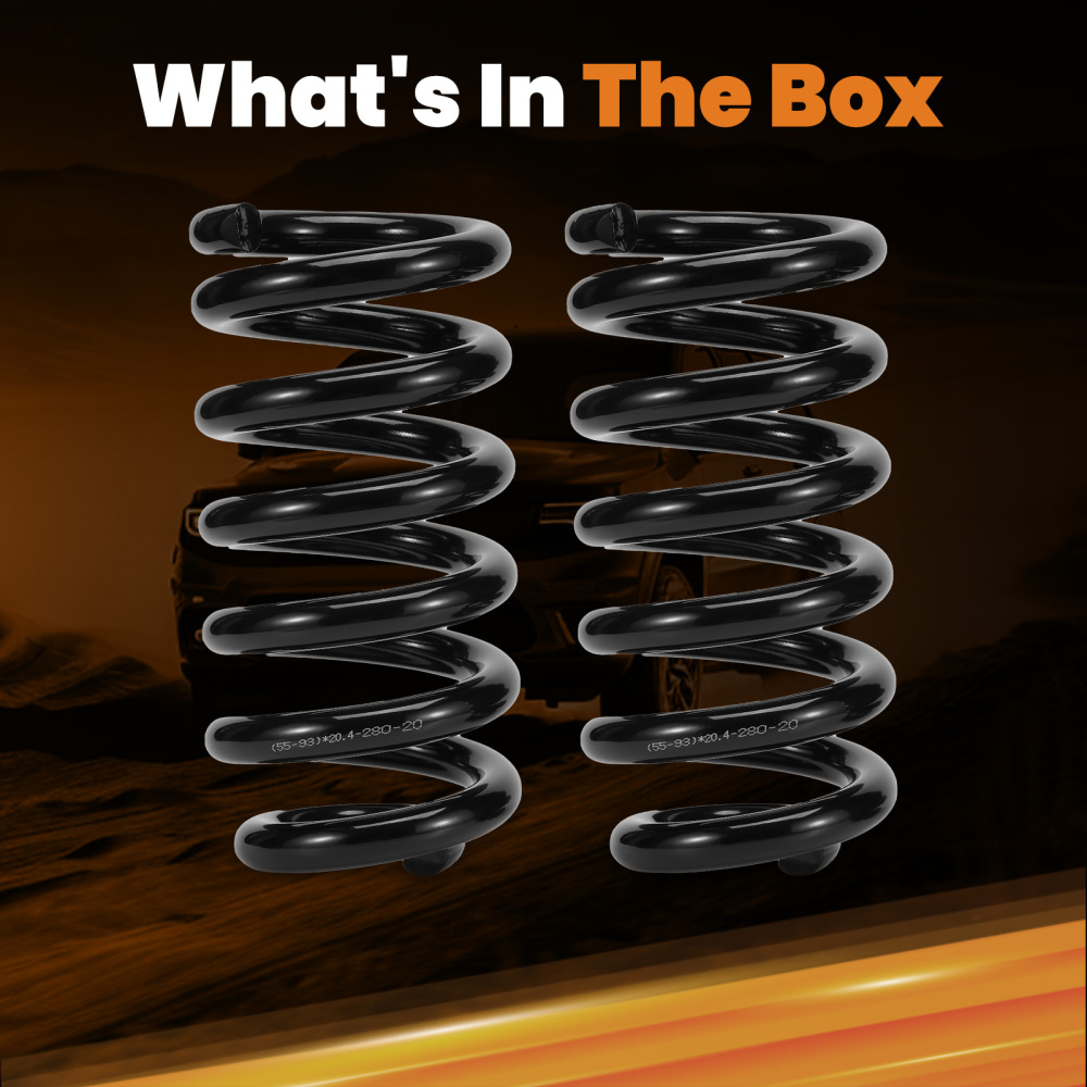 3 Front Lowering Coil Springs Drop Kit compatible for Chevy C10 compatible for GMC C15 1963-1987