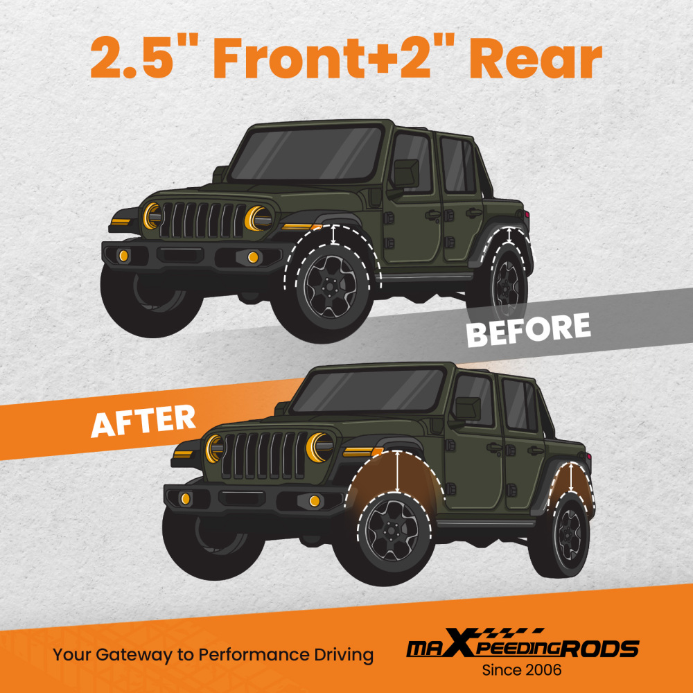 2x Front Rear Level Lift Kit 2.5