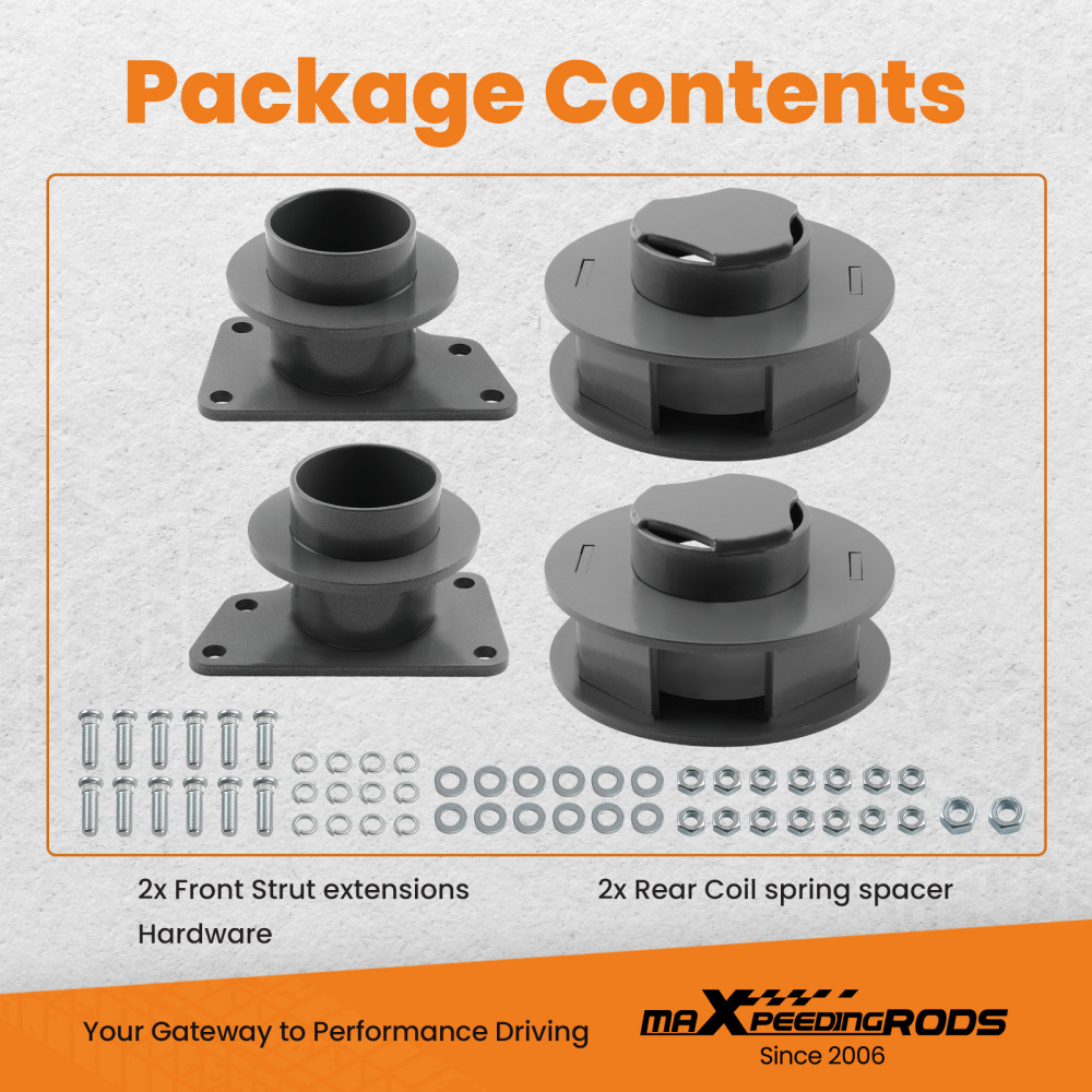 2x Front Rear Level Lift Kit 2.5