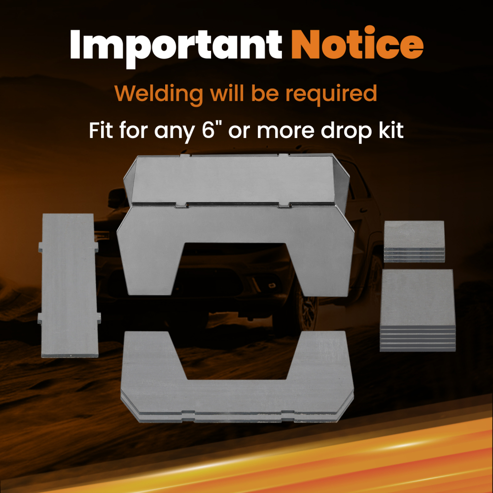 Under Bed Weld on C-Notch compatible for Chevy Silverado 1500 compatible for GMC Sierra 1500 1999-2006