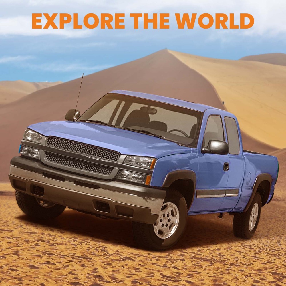 C-NOTCH Bolt Kit Rear compatible for GMC Sierra 1500 Classic NBS Body 2x2 / 4x4 2001-2007