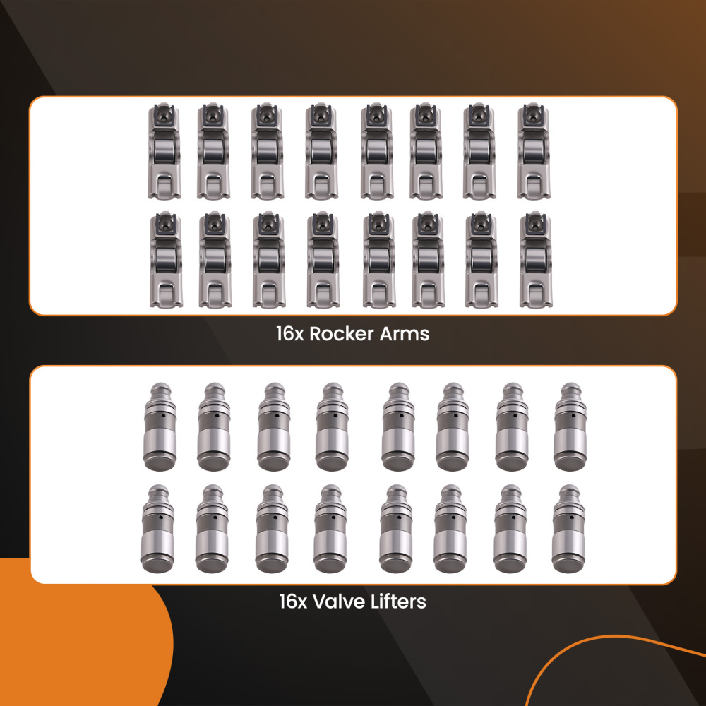 16pcs Set Bilancieri Valvole compatibile per Jeep Liberty 2.8L Diesel 2005-2006 05066780AA