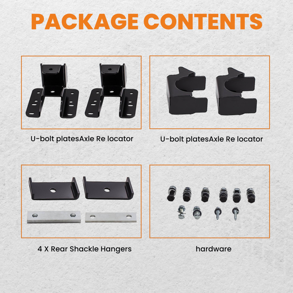 New Rear Axle Lowering compatible for Chevrolet Silverado 1500 2007 - 2018 Flip Kit 5 - 6