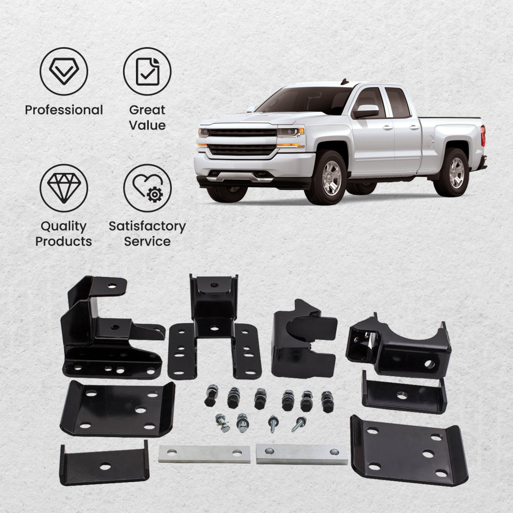 New Rear Axle Lowering compatible for Chevrolet Silverado 1500 2007 - 2018 Flip Kit 5 - 6