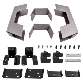 6 Under Bed C-Notch + Drop Axle Flip Lowering Kit compatible for GMC Sierra 1500 2007-2018