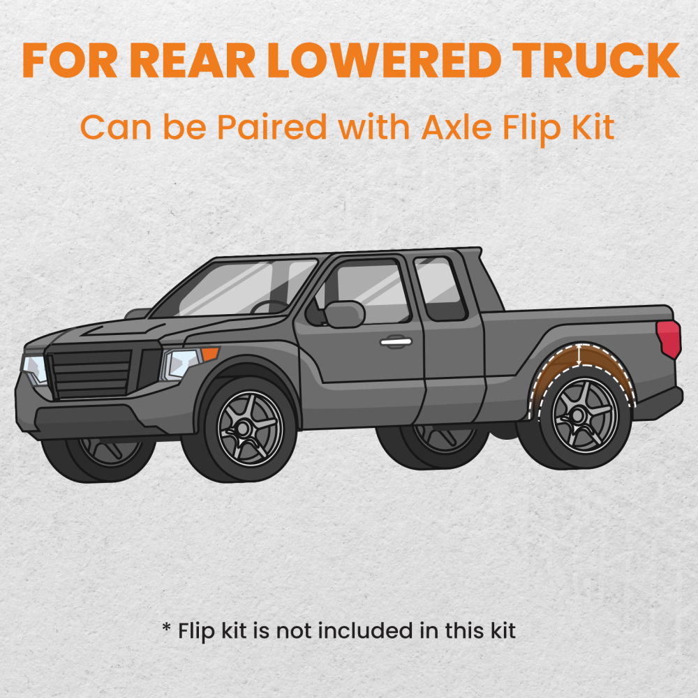 NEW Rear Axle Lowering compatible for Chevy compatible for GMC 1500 99-06 C-Notch Section Suspension