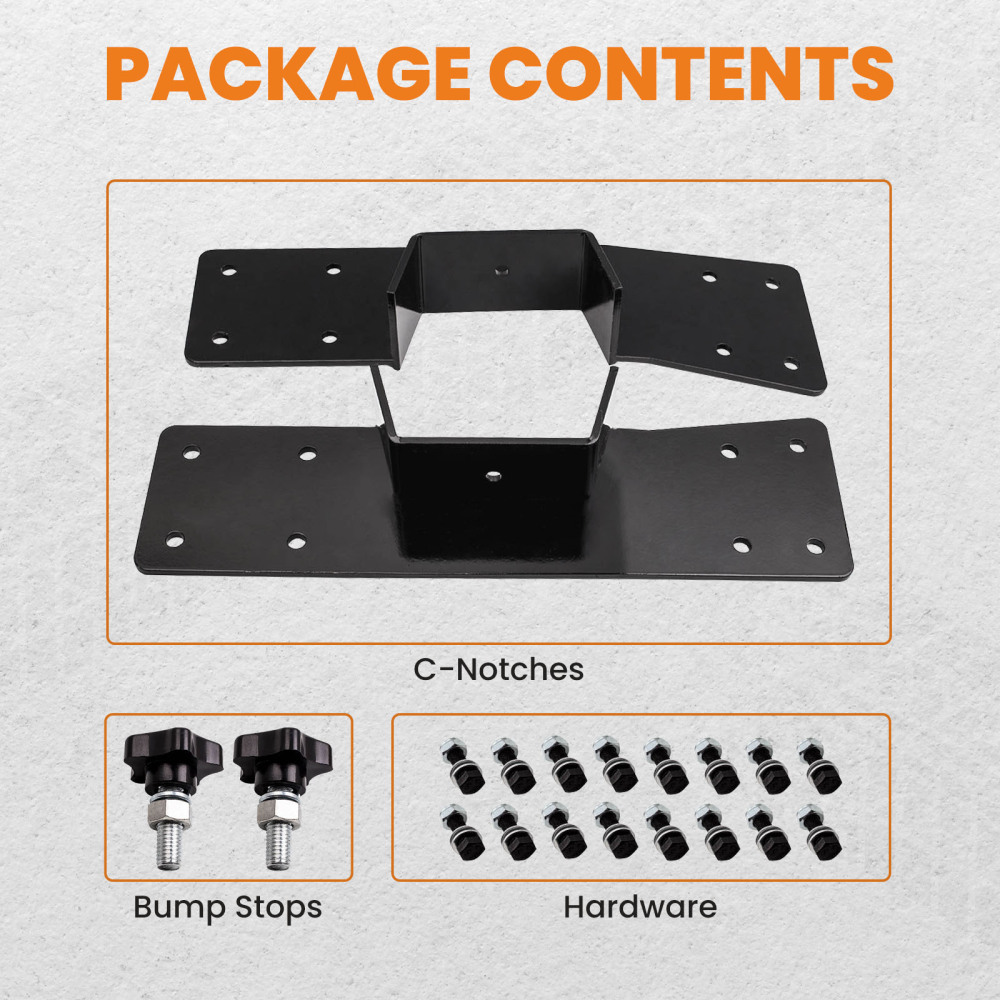 NEW Rear Axle Lowering compatible for Chevy compatible for GMC 1500 99-06 C-Notch Section Suspension