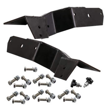 Bolt In C Notch Kit Rear Frame compatible for Chevy C10 Pickup 63-72 compatible for GMC C1500 Truck 67-72